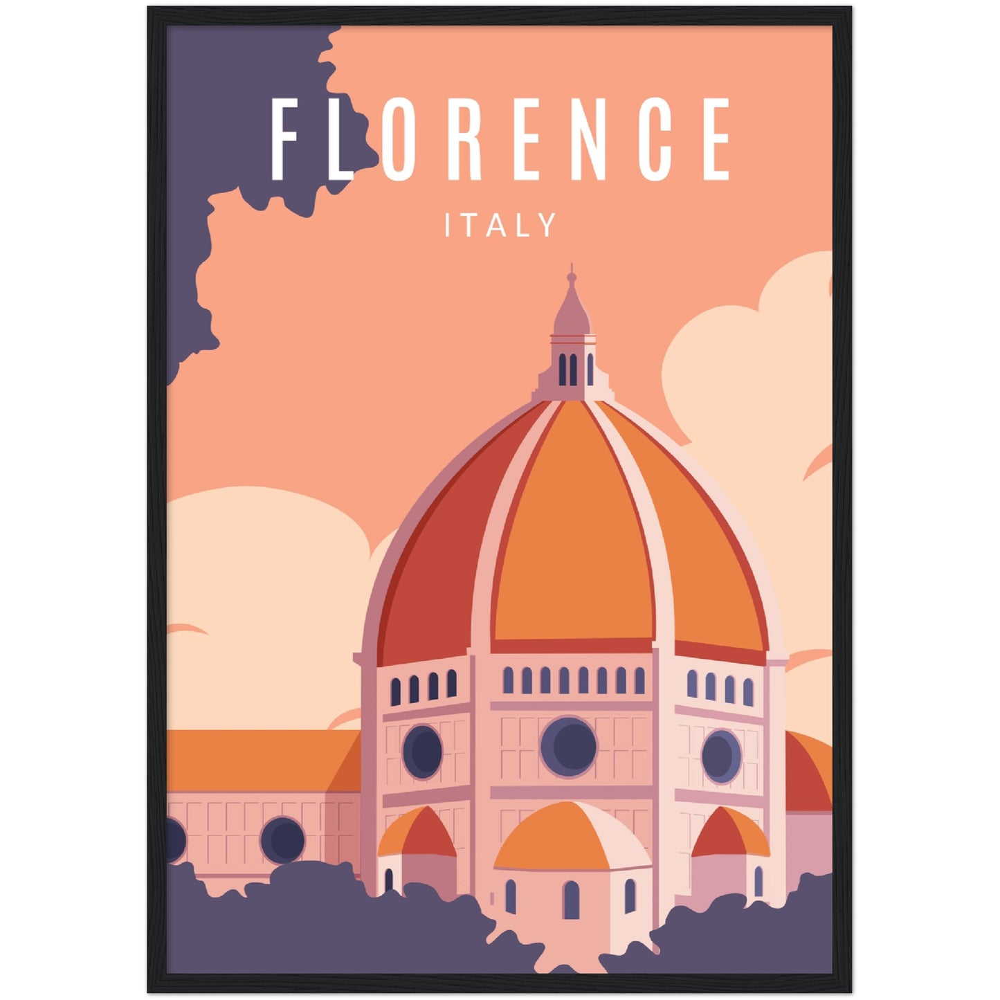 Florence - Duomo Framed Poster