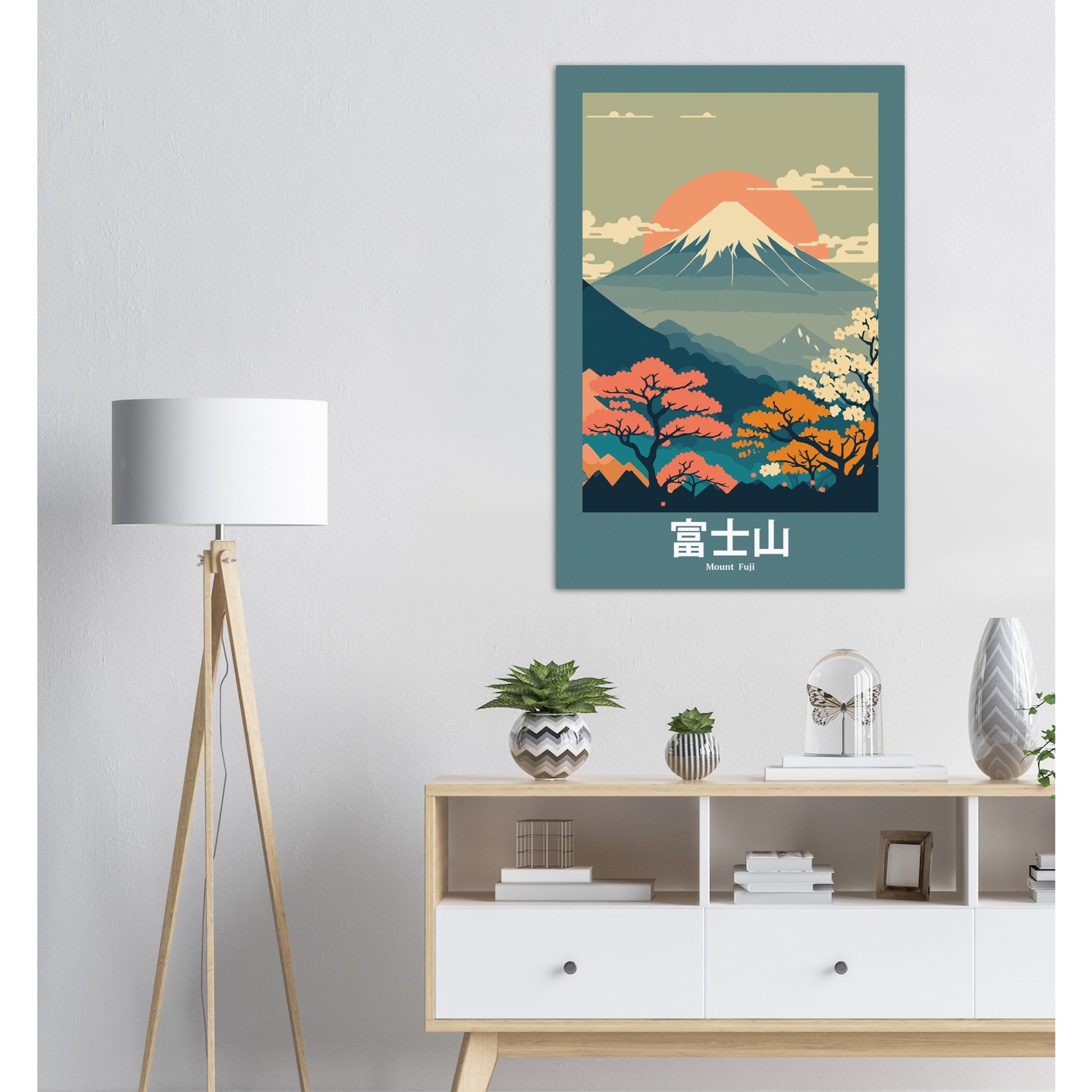Abstract - – Mount Japan Fuji Posters Poster Republic