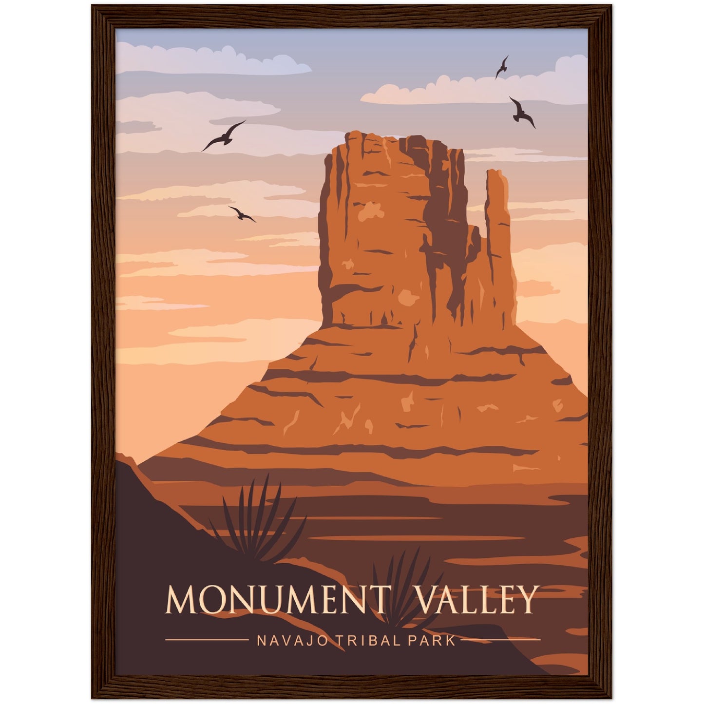 USA - Monument Valley Framed Poster