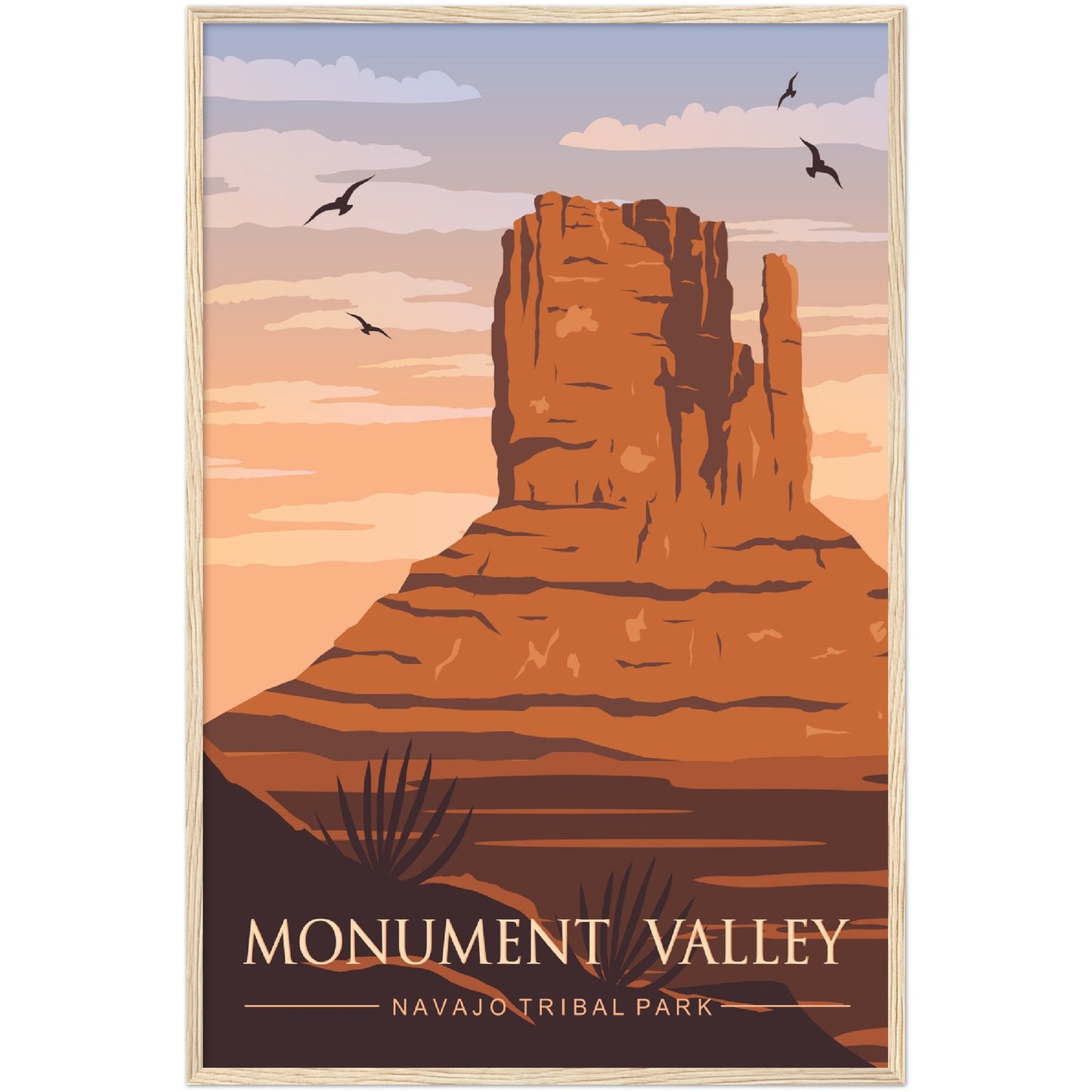 USA - Monument Valley Framed Poster