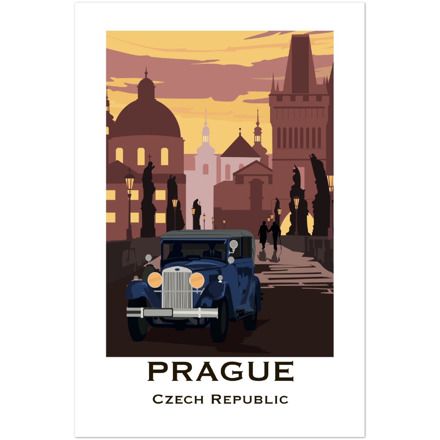 Prague - Charles Bridge Poster