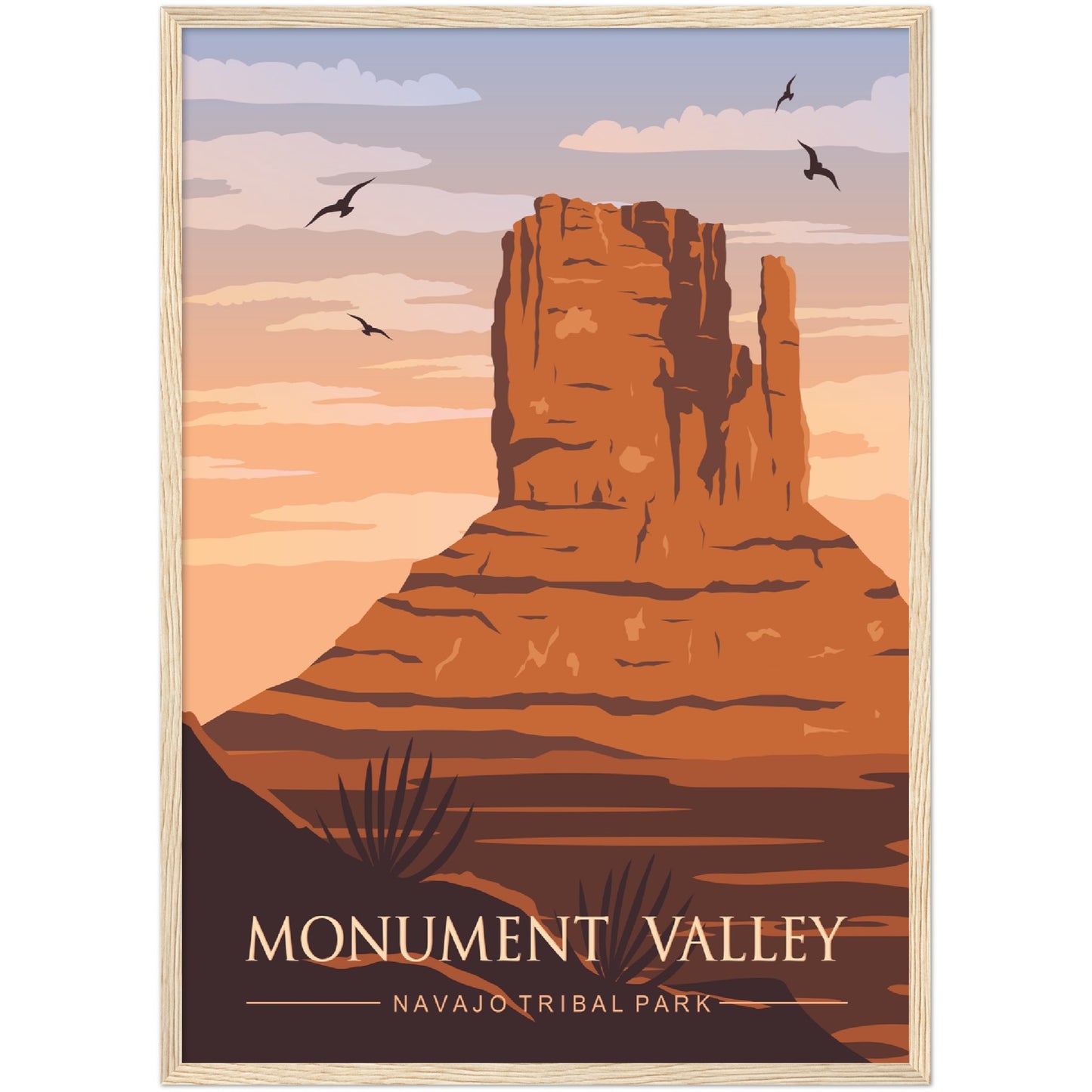 USA - Monument Valley Framed Poster