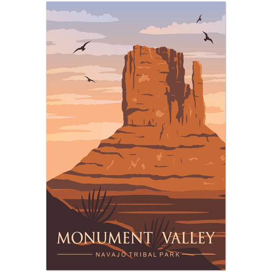 USA - Monument Valley Poster