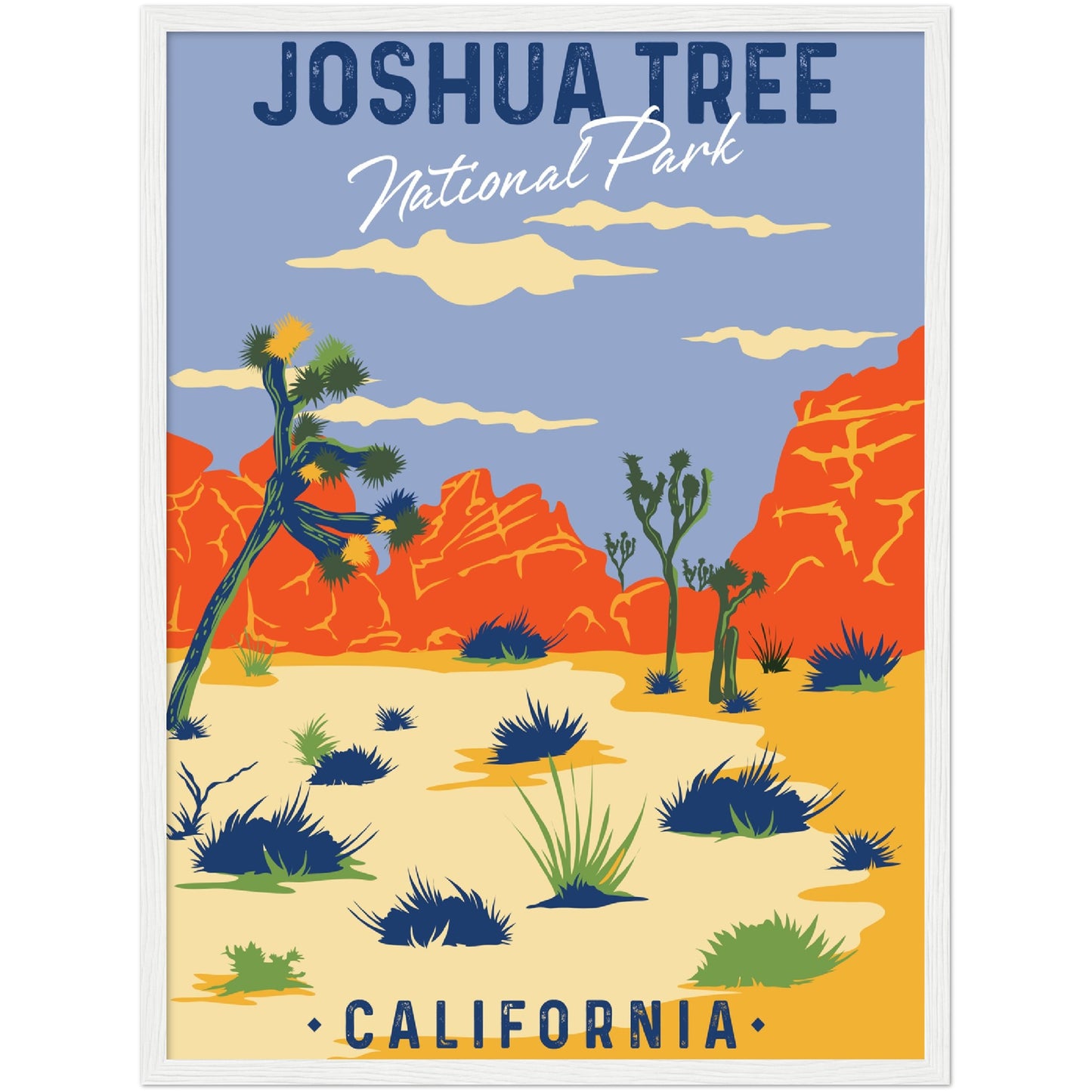 USA - Joshua Tree National Park Framed Poster