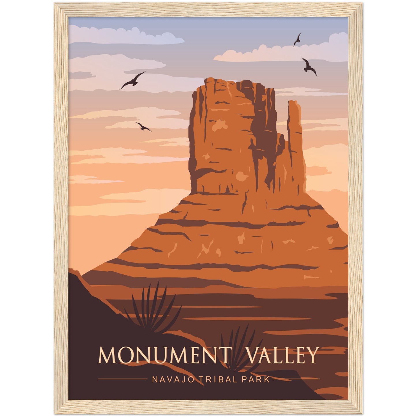 USA - Monument Valley Framed Poster