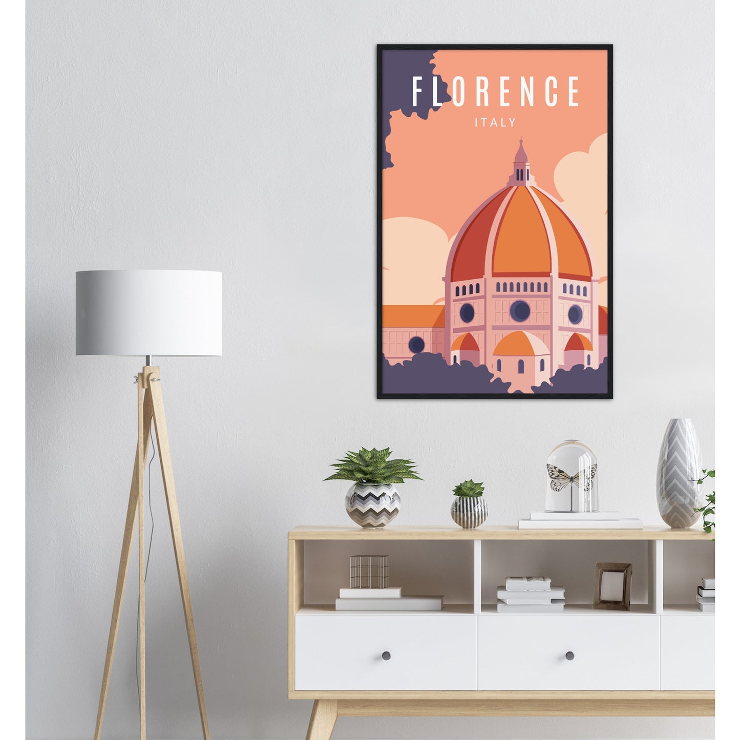 Florence - Duomo Framed Poster