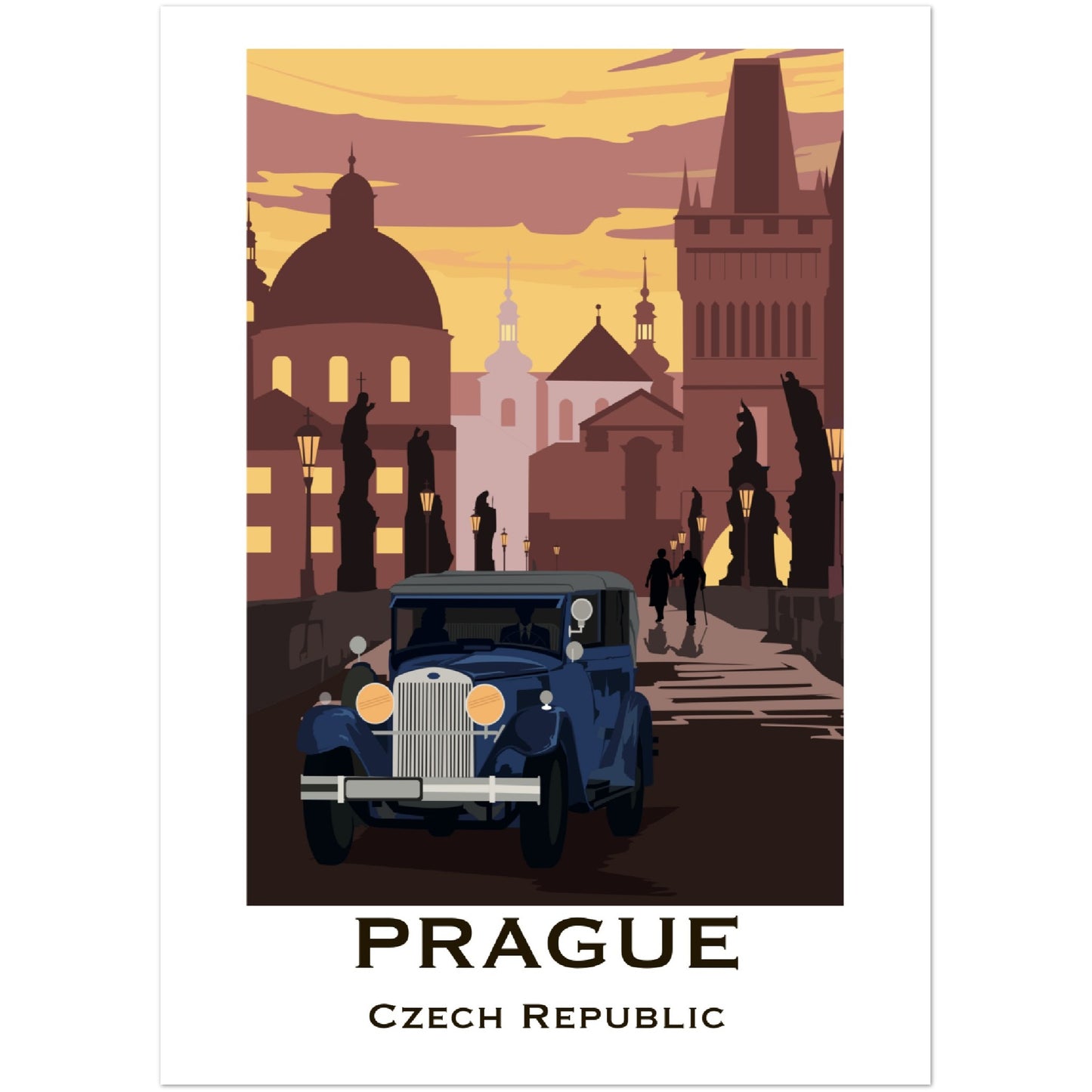 Prague - Charles Bridge Poster