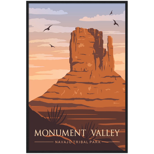 USA - Monument Valley Framed Poster