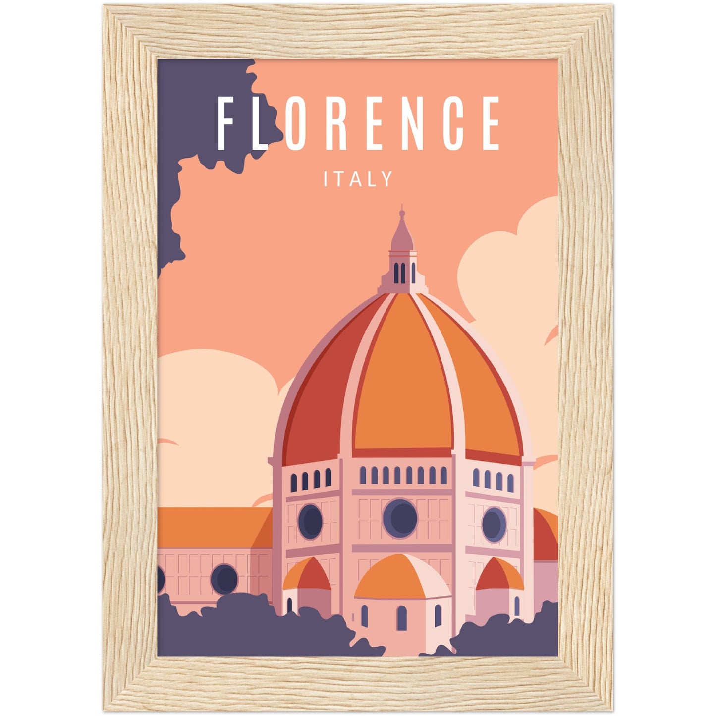 Florence - Duomo Framed Poster