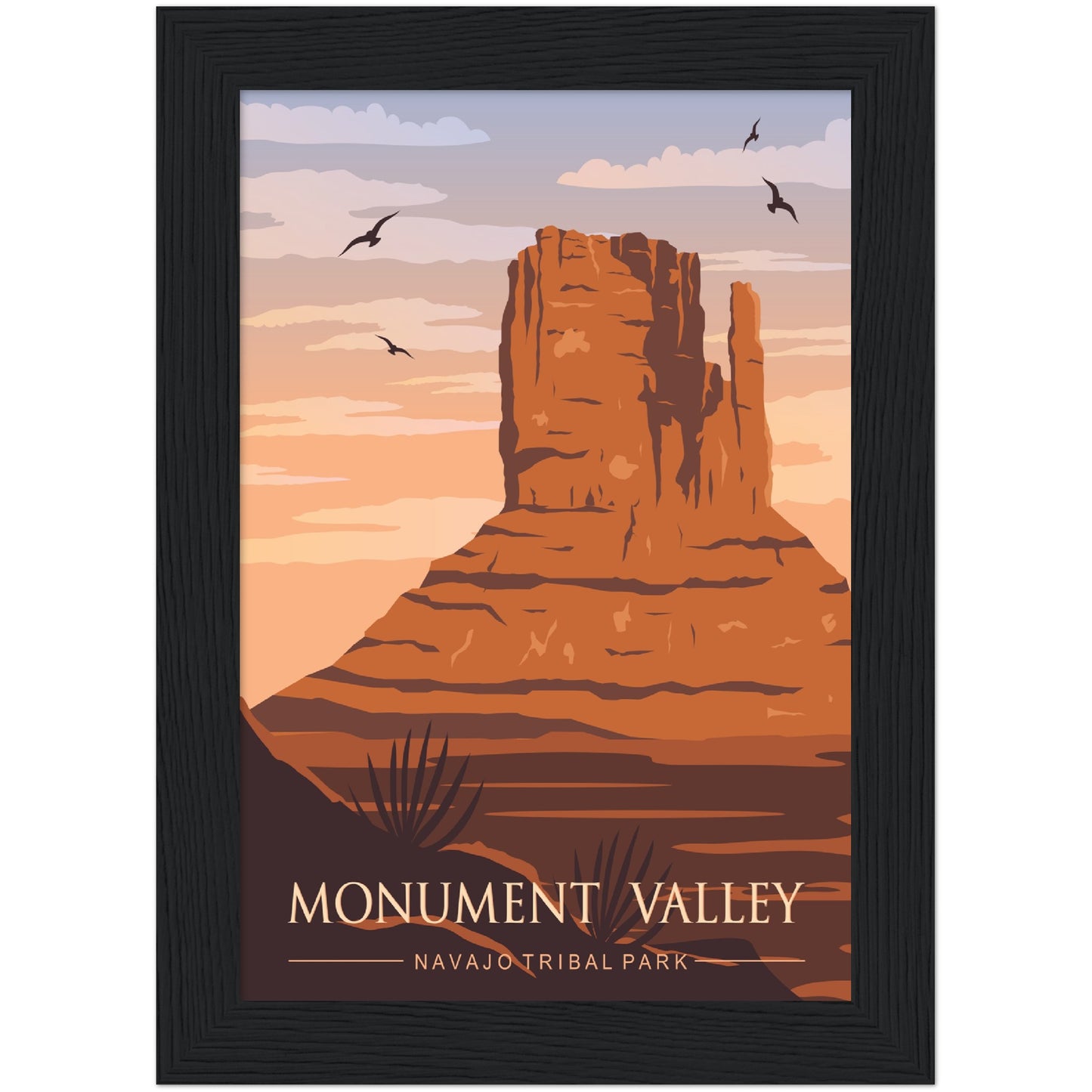 USA - Monument Valley Framed Poster