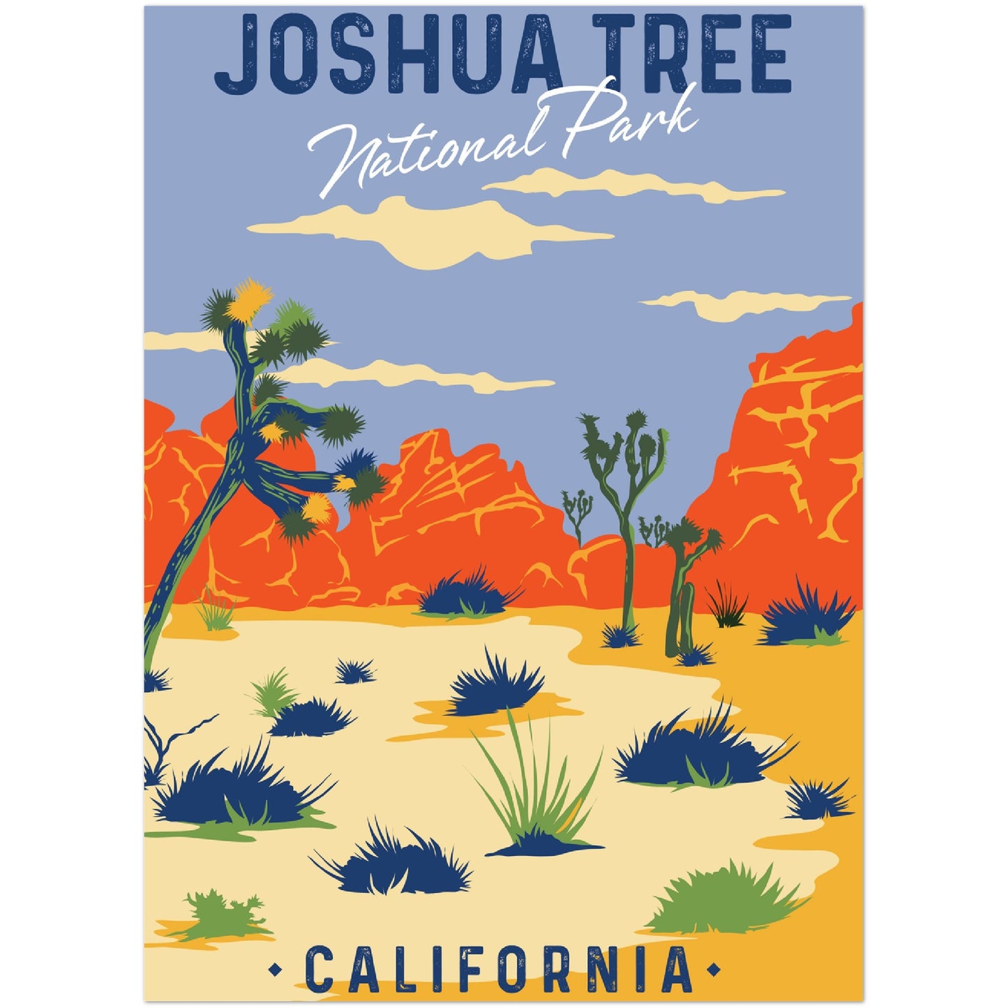 USA - Joshua Tree National Park Poster