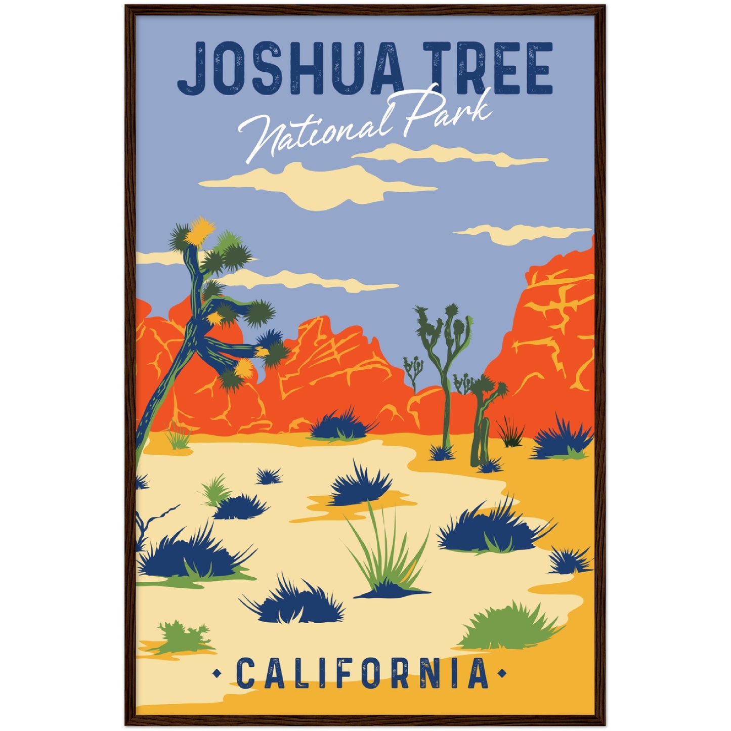 USA - Joshua Tree National Park Framed Poster