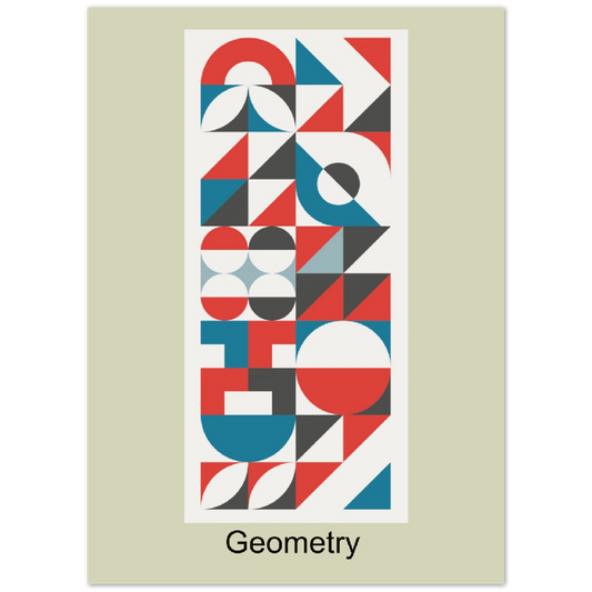 Geometry - Abstract Modern Collection Poster