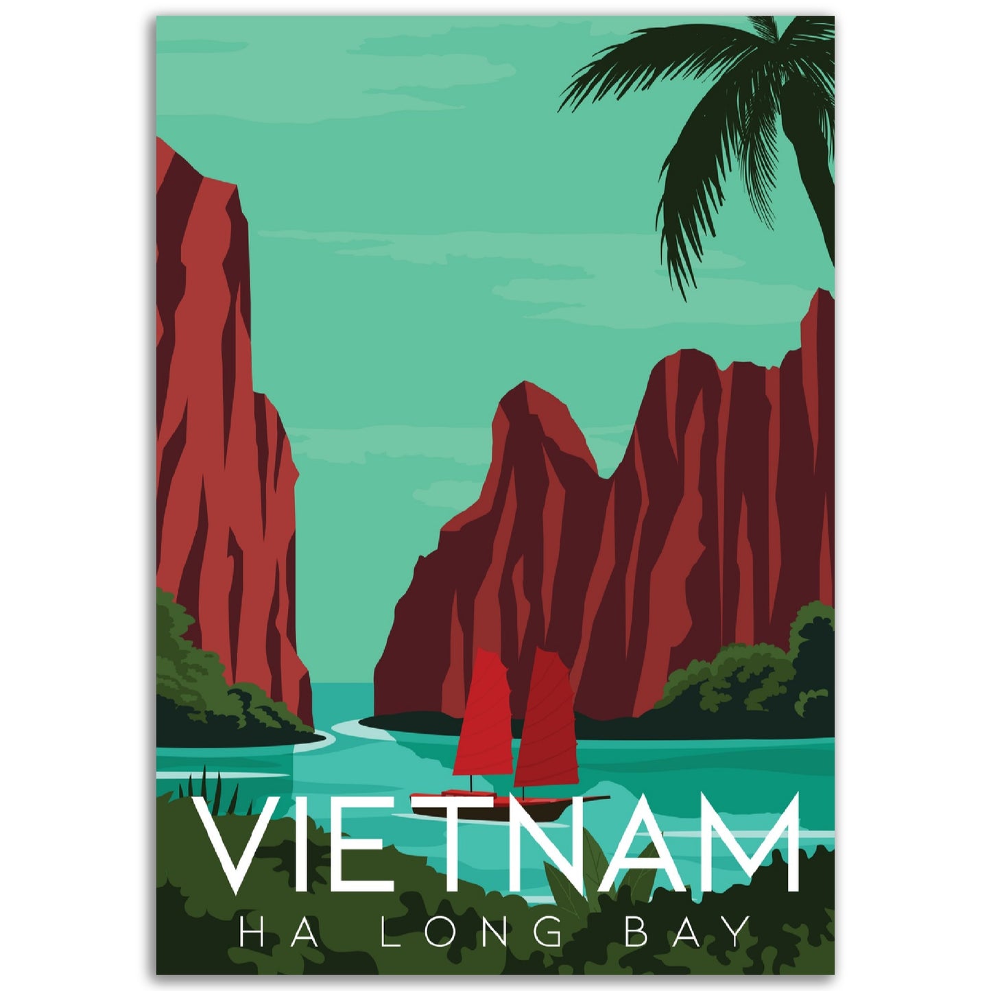 Vietnam - Ha Long Bay Poster