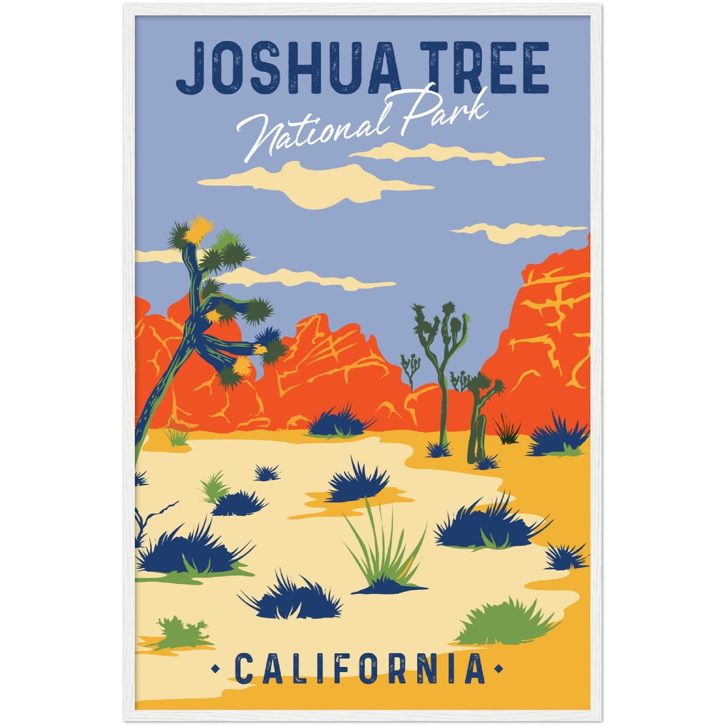 USA - Joshua Tree National Park Framed Poster