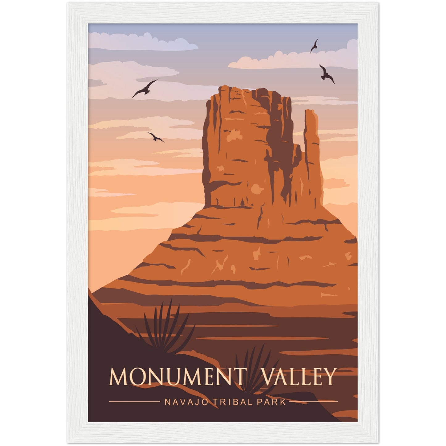 USA - Monument Valley Framed Poster