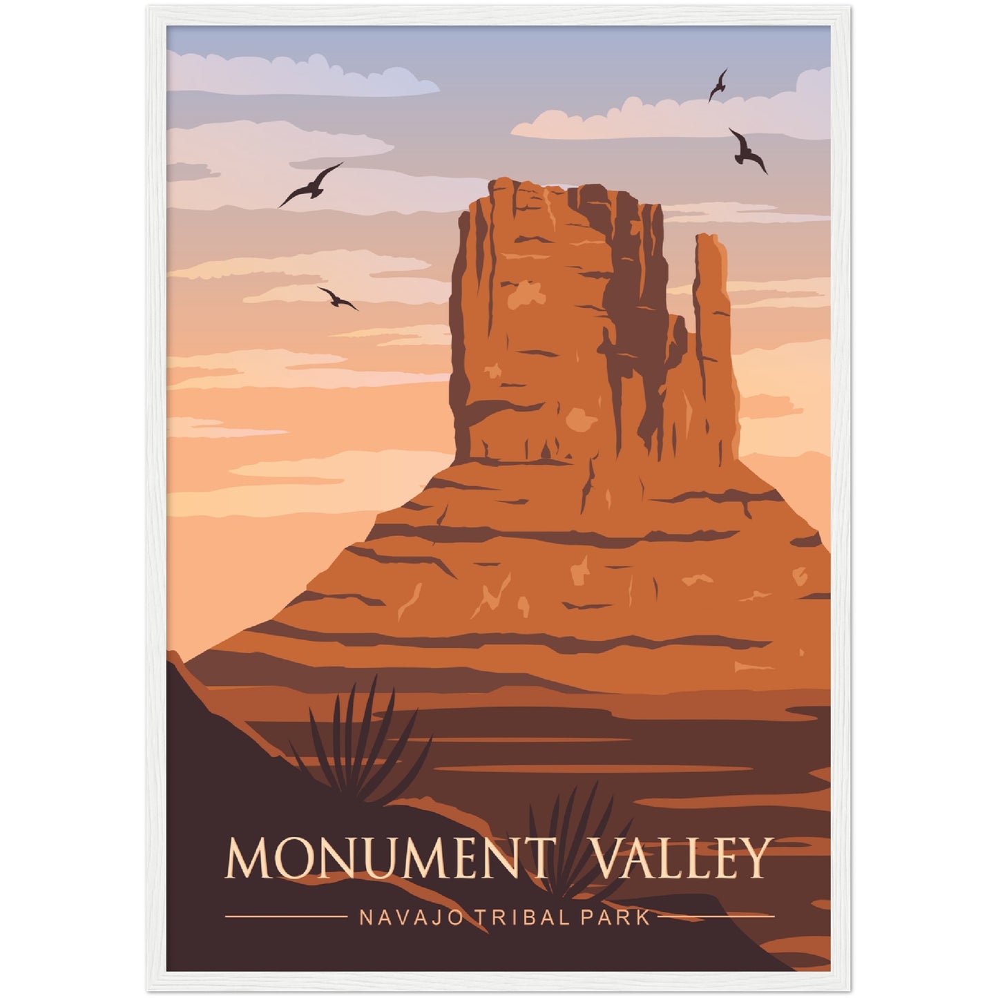 USA - Monument Valley Framed Poster