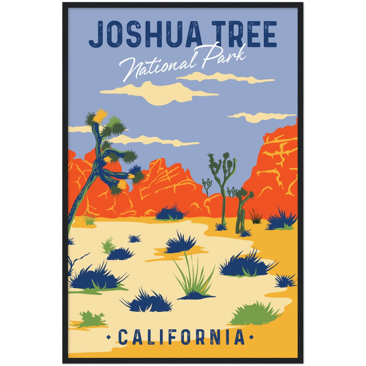 USA - Joshua Tree National Park Framed Poster