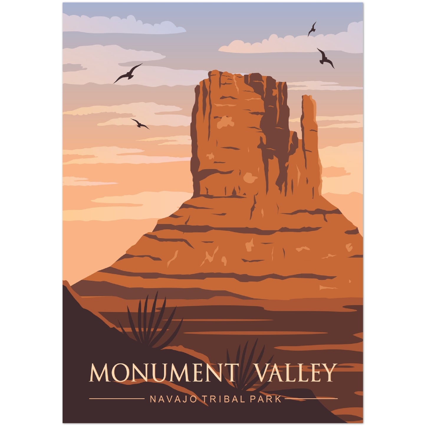 USA - Monument Valley Poster