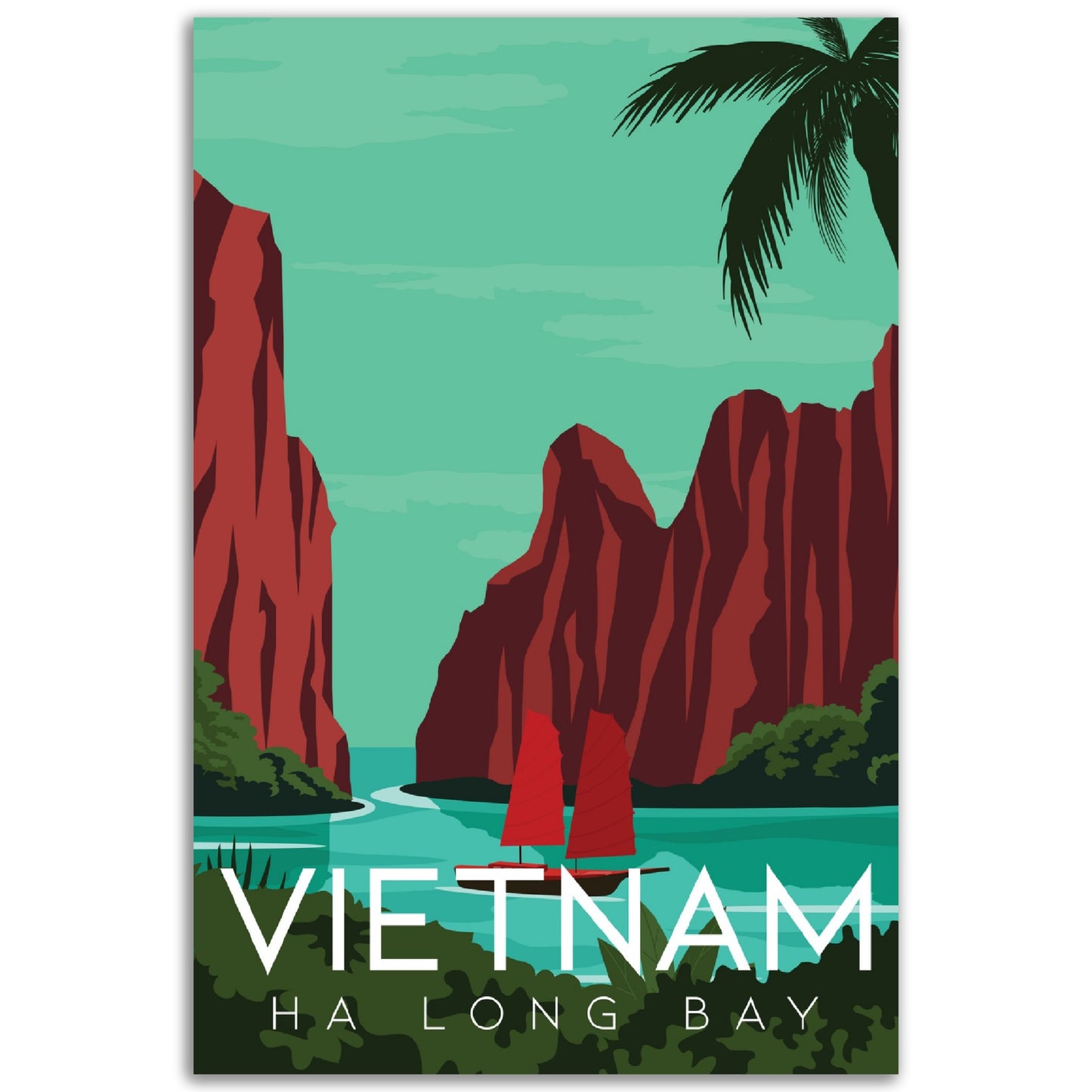 Vietnam - Ha Long Bay Poster